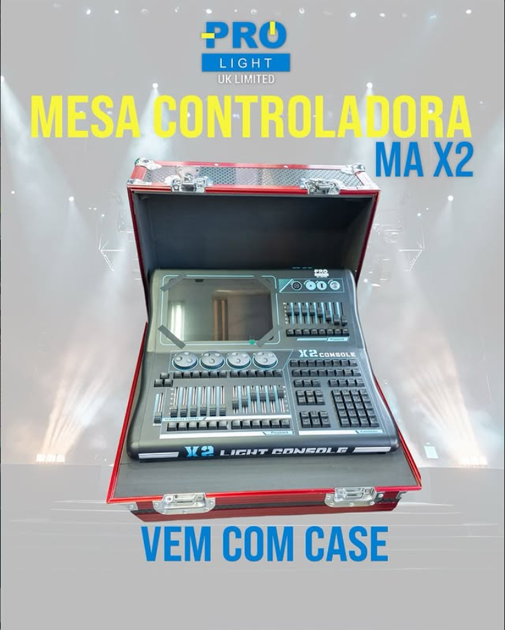 Mesa Controladora DMX X2